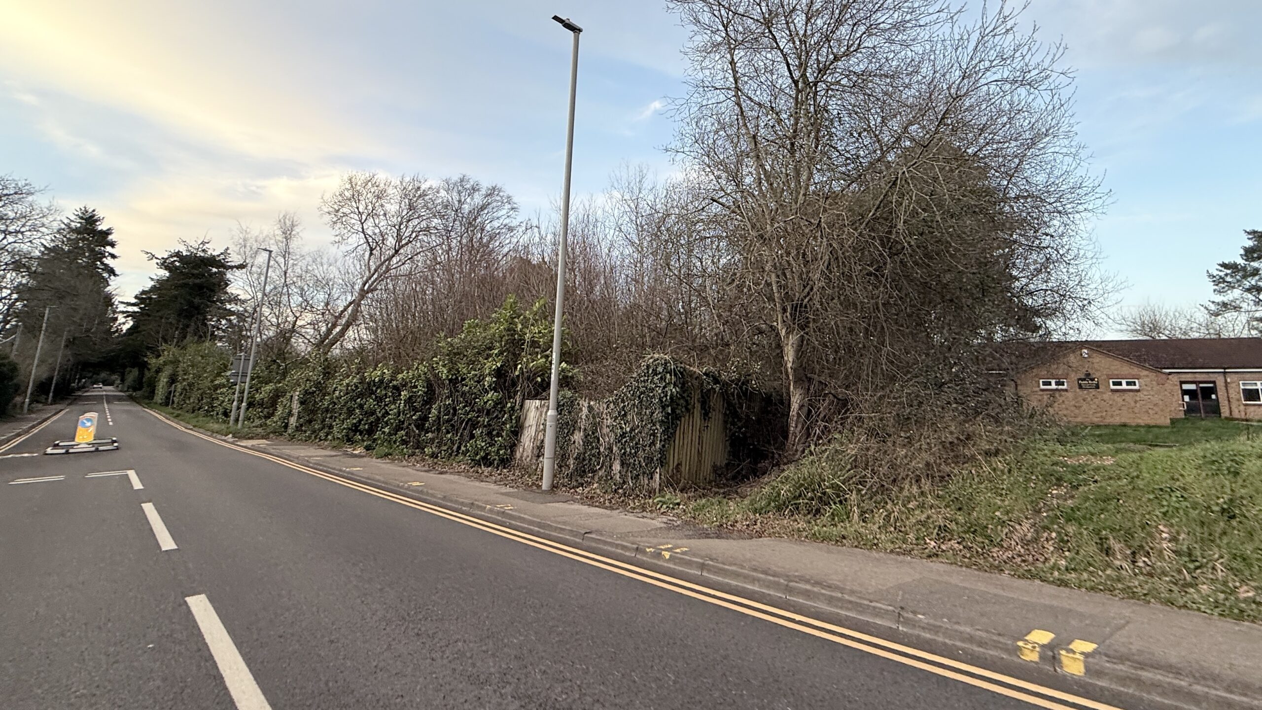 Two homes proposed near Scout Hut